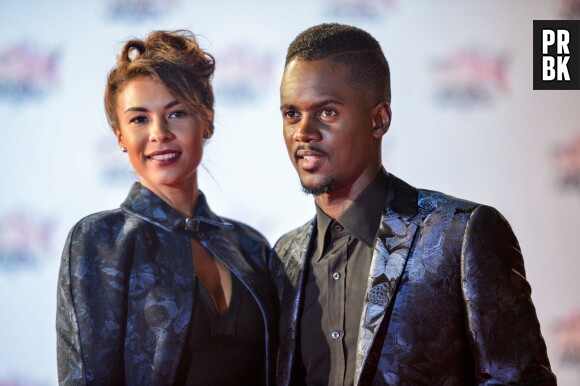 Black M et sa compagne lors des NRJ Music Awards en 2015.
