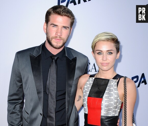 Miley Cyrus et Liam Hemsworth, toujours en couple à en croire l'Instagram de la chanteuse.