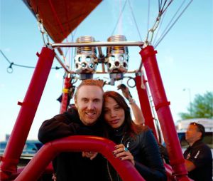 David Guetta et sa chérie Jessica Ledon sur Instagram