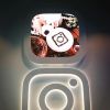 Instagram : le logo lumineux du réseau social brille dans les bureaux californiens