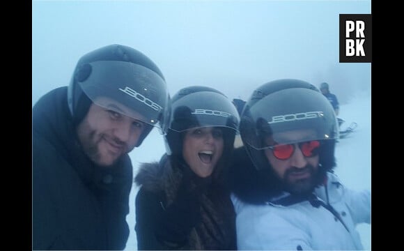 Cyril Hanouna, Valérie Bénaïm et Mokhtar dans les Alpes pour TPMP au ski