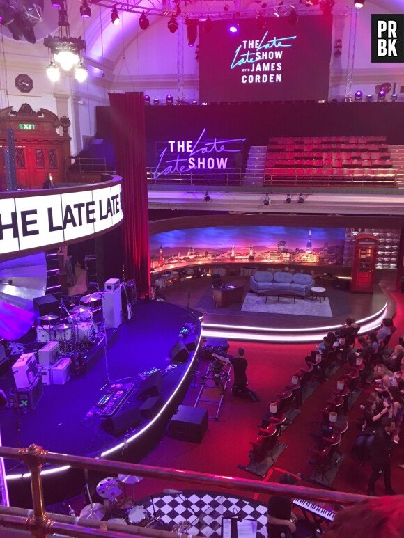 Découvrez le décor du Late Late Show de James Corden à Londres