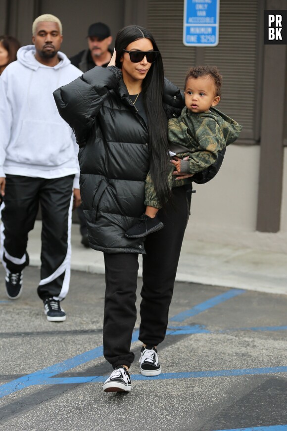 Kim Kardashian et son fils Saint