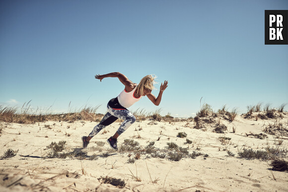Natasha Hastings pour la campagne "Unlike Any" d'Under Armour.