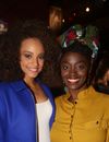 Miss France 2017, Alicia Aylies et l'actrice Aissa Maiga à la soirée de lancement de FIFA 18
