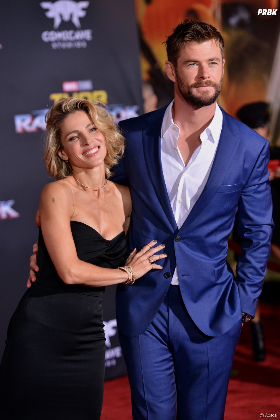 Chris Hemsworth et sa femme Elsa Pataky à l'avant-première de Thor