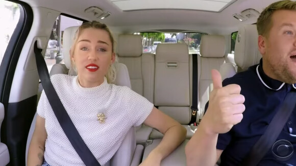 Miley Cyrus dans "Carpool Karaoke" : sa révélation étonnante sur le clip "Wrecking Ball"