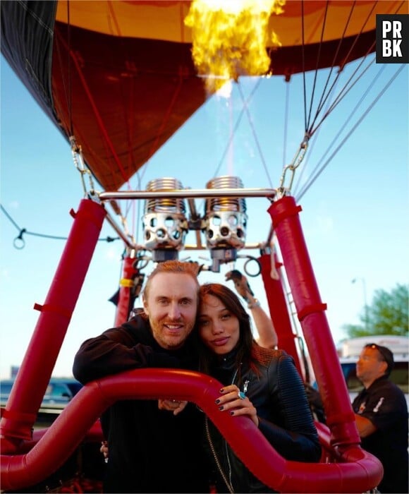 David Guetta et sa chérie Jessica Ledon sur Instagram