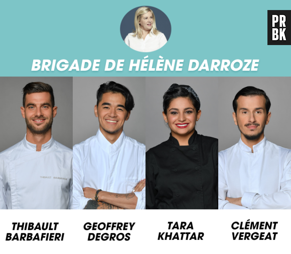 Top Chef 2018 : la brigade de Hélène Darroze