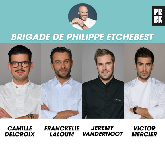 Top Chef 2018 : la brigade de Philippe Etchebest