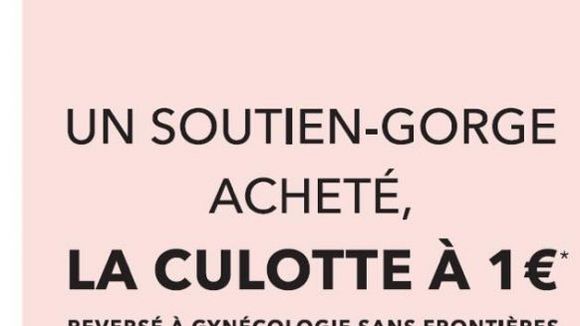 Journée de la femme : Etam vend ses culottes à 1 euro pour aider les femmes en détresse médicale