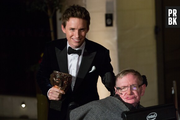 Stephen Hawking et  Eddie Redmayne