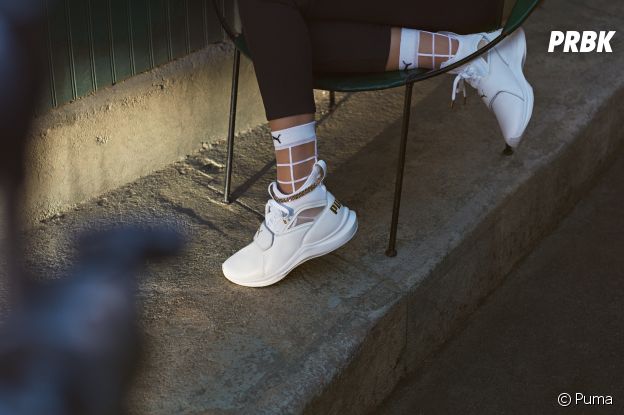 puma selena gomez blanche