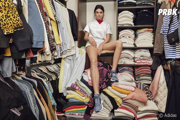 Kendall Jenner égérie Adidas : elle dévoile les sneakers Arkyn dans la nouvelle campagne publicitaire... shootée dans son dressing !