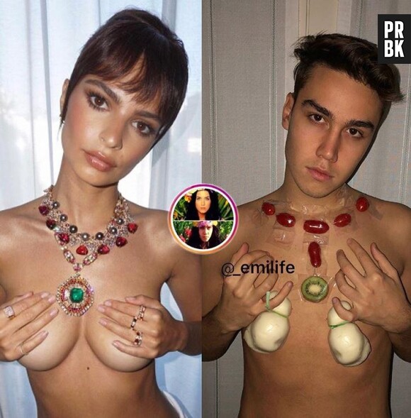 Emi : ce jeune italien parodie les photos des stars sur Instagram, et c'est à mourir de rire !