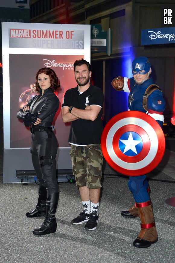 Michael Youn présent au lancement de Marvel Summer of Super Heroes à Disneyland Paris ce samedi 9 juin 2018
