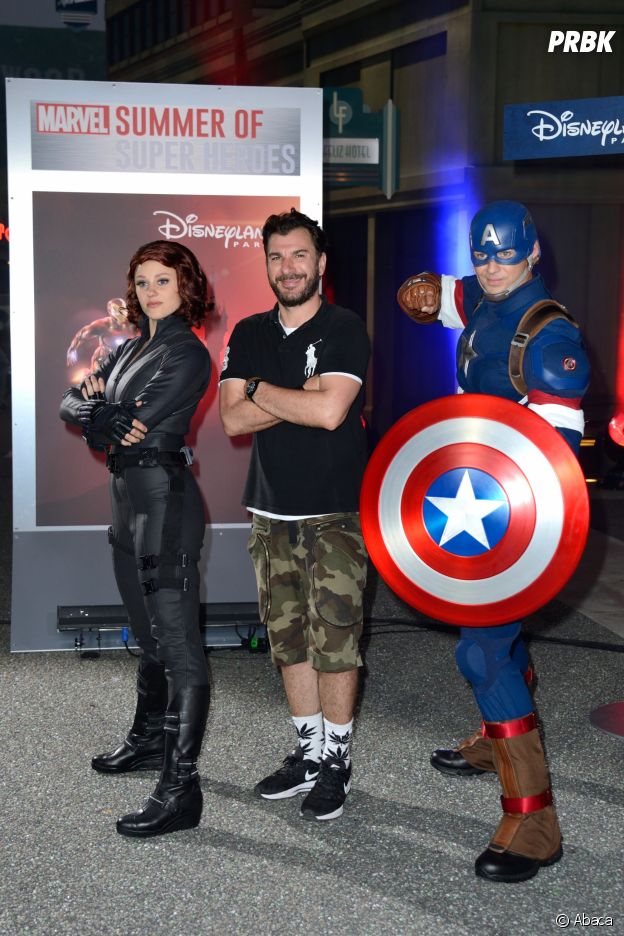 Michael Youn présent au lancement de Marvel Summer of Super Heroes à Disneyland Paris ce samedi 9 juin 2018