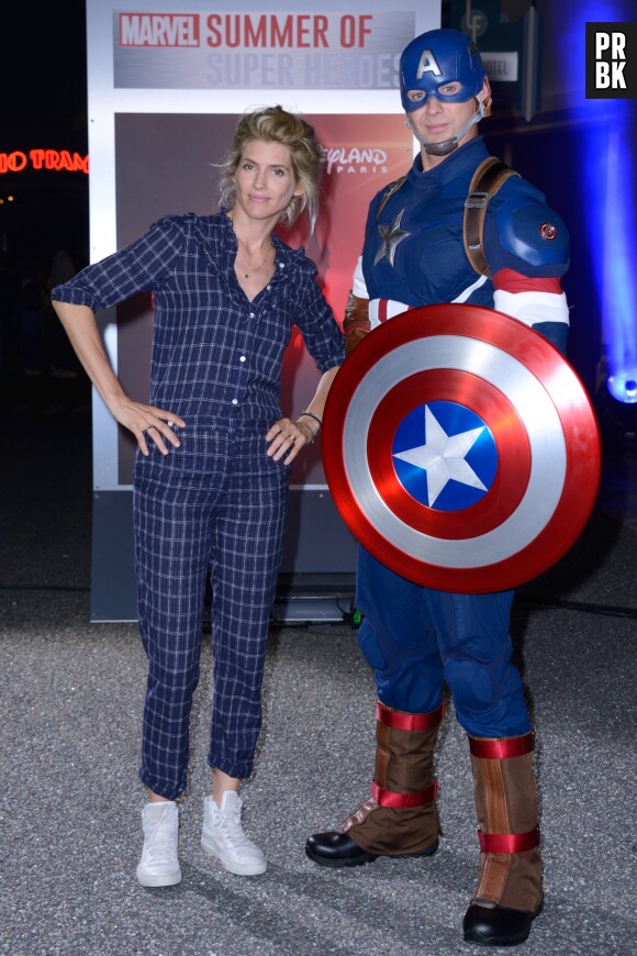 Alice Taglioni présente au lancement de Marvel Summer of Super Heroes à Disneyland Paris ce samedi 9 juin 2018