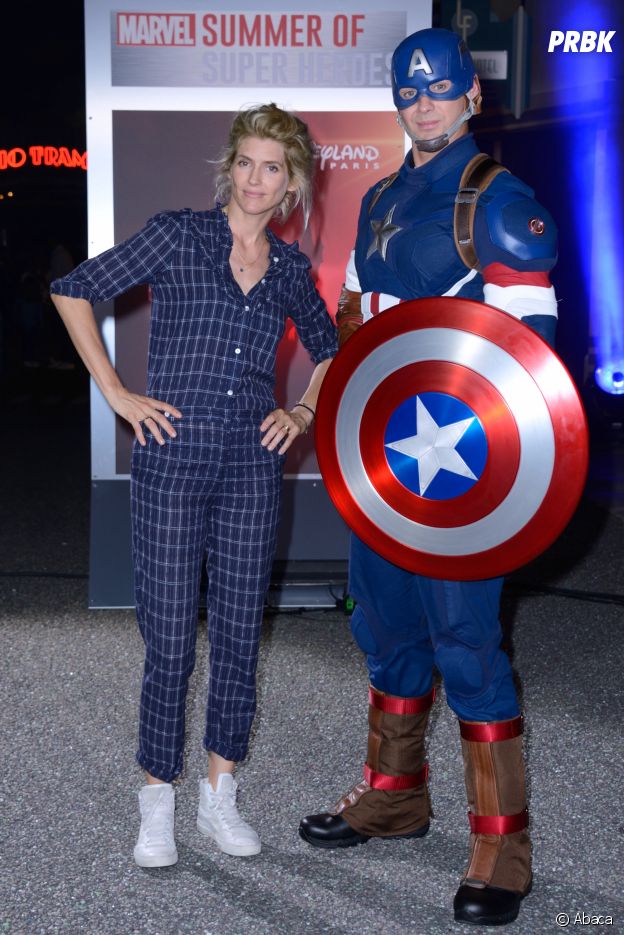 Alice Taglioni présente au lancement de Marvel Summer of Super Heroes à Disneyland Paris ce samedi 9 juin 2018