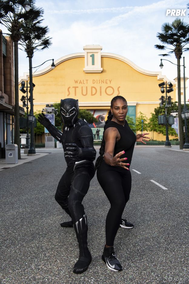 Serena Williams présente au lancement de Marvel Summer of Super Heroes à Disneyland Paris ce samedi 9 juin 2018