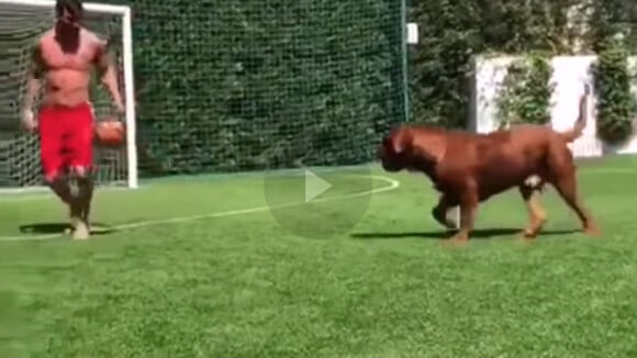 Lionel Messi rend fou son chien, la vidéo devient virale