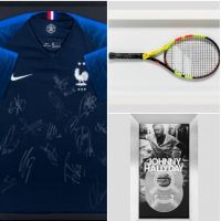 Téléthon 2018 : maillot des Bleus signé par les joueurs, raquette de Nadal... à vos enchères !