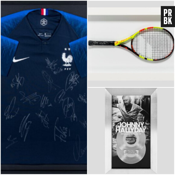 Téléthon 2018 : maillot des Bleus, raquette de Nadal... les objets mis en ventes par les stars