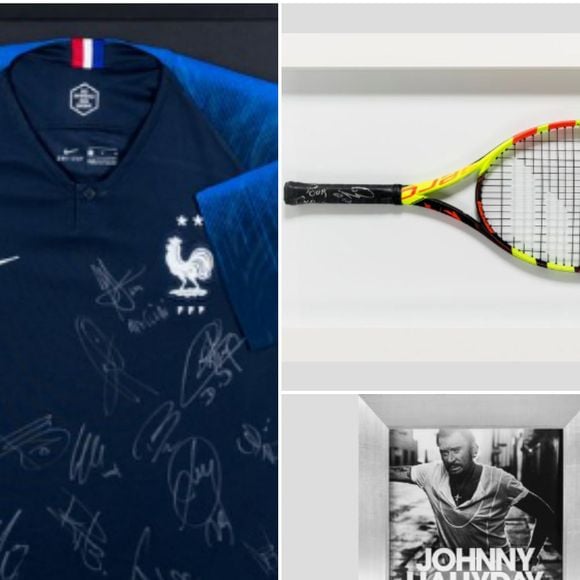 Téléthon 2018 : maillot des Bleus, raquette de Nadal... les objets mis en ventes par les stars