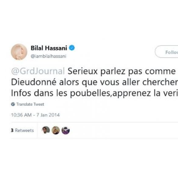 Bilal Hassani s'explique après la publication de tweets datant de 2014 à propos d'Israel ou Dieudonné