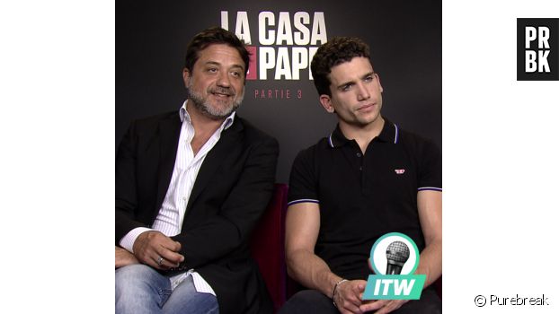 La Casa de Papel : Enrique Arce, Jaime Lorente et Luka Peros en interview pour PRBK