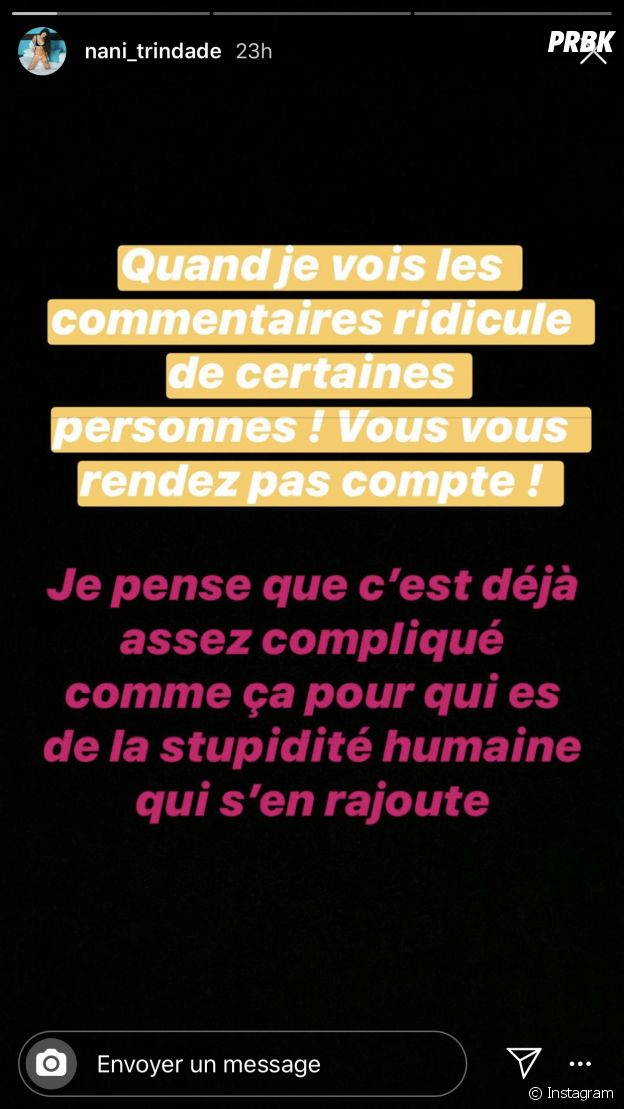 Nani (La bataille des couples 2) répond aux critiques