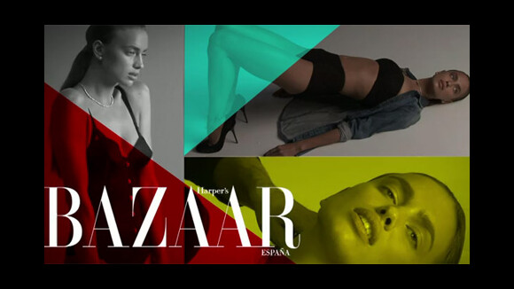 Cristiano Ronaldo ... sa petite amie Irina Shayk magnifique dans la pub Harper's Bazaar