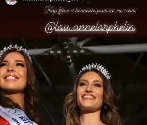 Marine Lorphelin (Miss France 2013) "trop fière" que sa petite soeur Lou-Anne Lorphelin soit élue Miss Saône-et-Loire