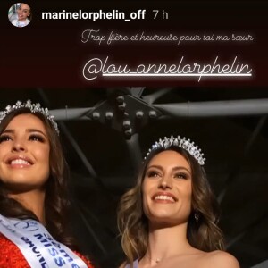 Marine Lorphelin (Miss France 2013) "trop fière" que sa petite soeur Lou-Anne Lorphelin soit élue Miss Saône-et-Loire