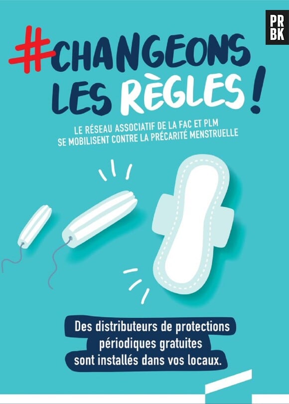 L'université de Créteil dévoile des distributeurs gratuits de tampons et de serviettes hygiéniques