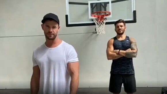 Chris Hemsworth (Thor) dévoile son entraînement à la maison pour se muscler durant le confinement