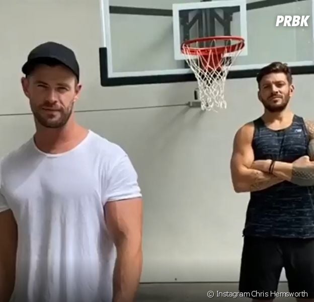 Chris Hemsworth dévoile son entraînement à la maison pour se muscler durant le confinement