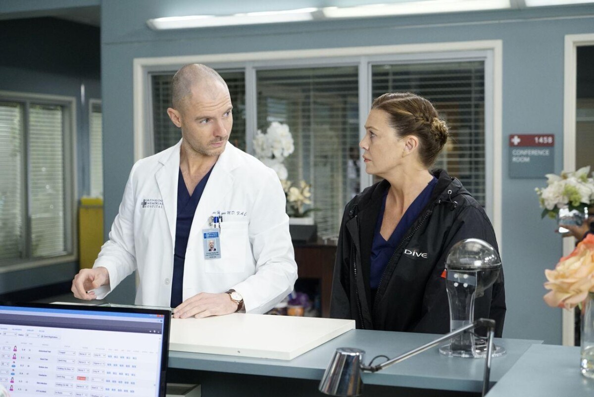 Photo : Grey's Anatomy saison 16 : Cormac Hayes et Meredith - PureBreak