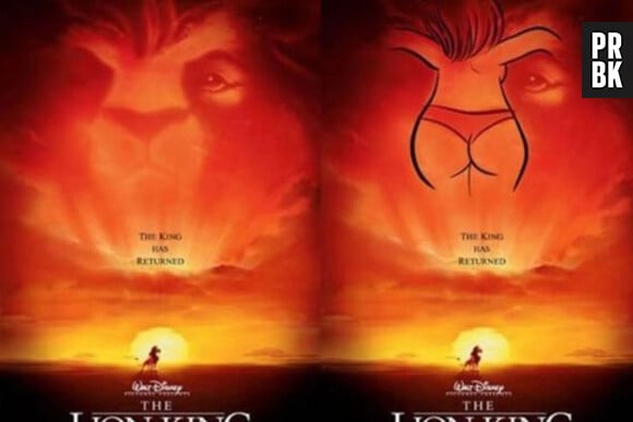 Une référence sexuelle sur l'affiche du Roi Lion