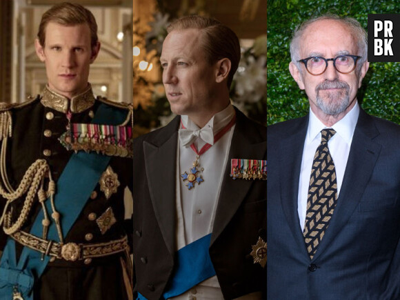 The Crown : Matt Smith et Tobias Menzies dans le rôle du Prince Philip et leur remplaçant Jonathan Pryce