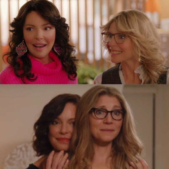 Toujours là pour toi (Firefly Lane) : Katherine Heigl (Tully Hart) et Sarah Chalke (Kate Mularkey) rajeunies avec des effets spéciaux, du maquillage et des perruques, elles se confient sur les coulisses