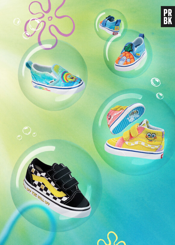Vans x Bob l'éponge (SpongeBob SquarePants en VO) : deux collaborations de sneakers et vêtements aux couleurs du héros de Nickelodeon sortent le 4 juin 2021