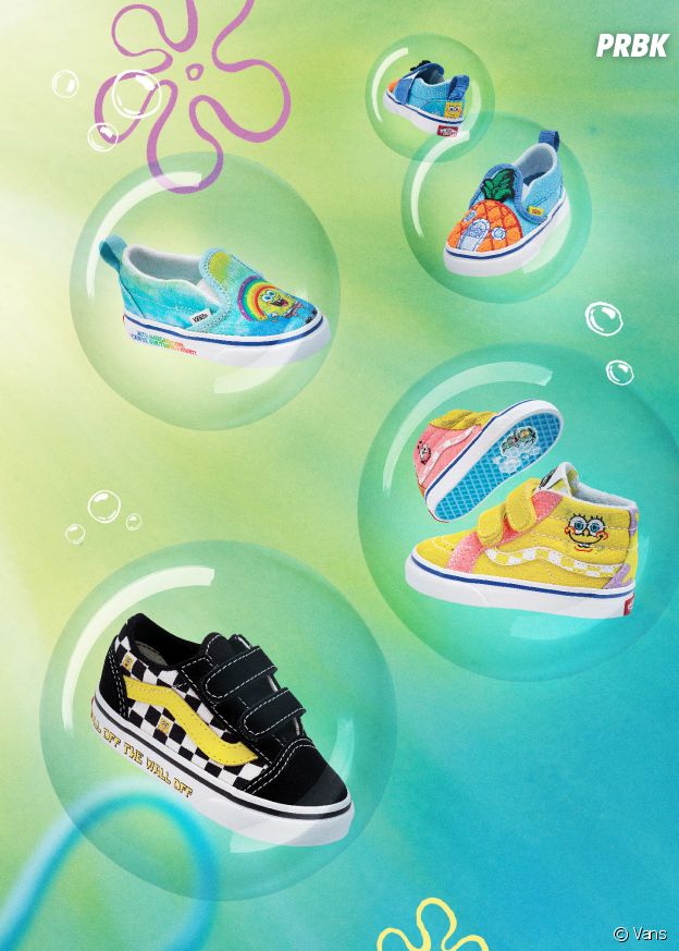 Vans x Bob l'éponge (SpongeBob SquarePants en VO) : deux collaborations de sneakers et vêtements aux couleurs du héros de Nickelodeon sortent le 4 juin 2021