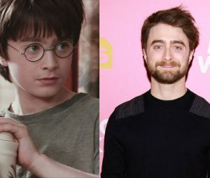 Daniel Radcliffe dans le premier film Harry Potter VS aujourd'hui