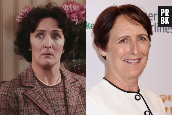 Fiona Shaw dans le premier film Harry Potter VS aujourd'hui