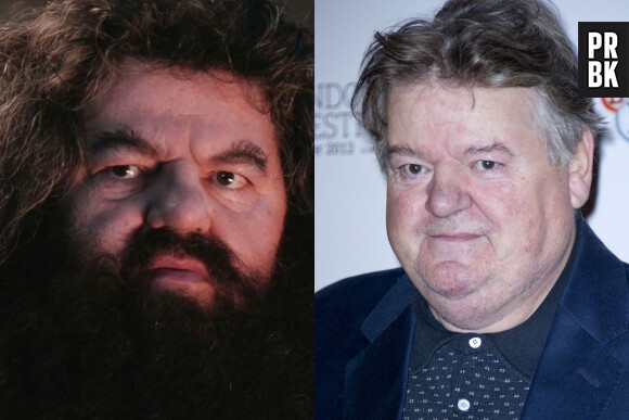 Robbie Coltrane dans le premier film Harry Potter VS aujourd'hui