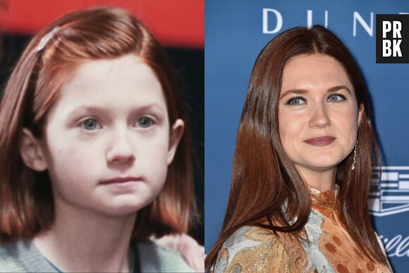 Bonnie Wright dans le premier film Harry Potter VS aujourd'hui