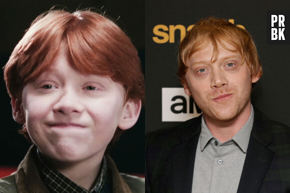 Rupert Grint dans le premier film Harry Potter VS aujourd'hui