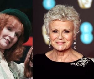 Julie Walters dans le premier film Harry Potter VS aujourd'hui