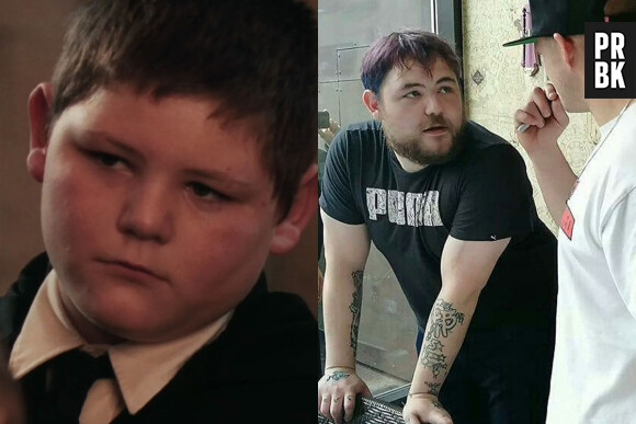 Jamie Waylett dans le premier film Harry Potter VS aujourd'hui